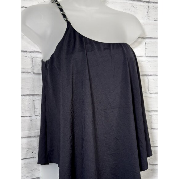Michael Kors Women's Chain-Trim One-Shoulder Tankini Top Size Medium NWT - Picture 4 of 10